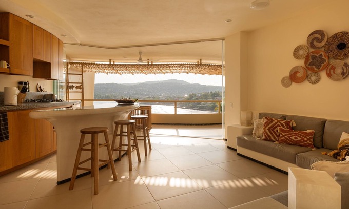 Playa la Madera Villa | Villa minimalista de 1hab frente a La Madera (KK 101)