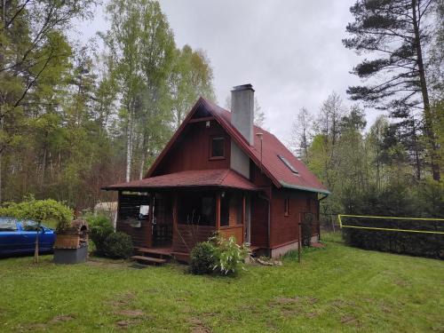 Gietrzwald Casa | Klimatyczny domek w lesie przy jeziorze