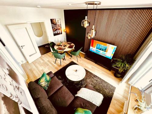 Chemnitz Apartamento | KMHosting Zentrum Luxe Apartment Balkon