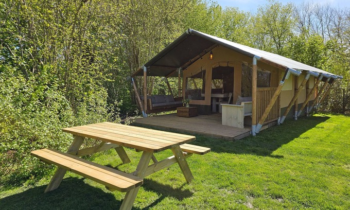 Aagtekerke Alquiler De RV | Komfortables Safarizelt, in der Nähe von Domburg, Strand und Wald