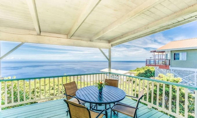 Opihihale Apartamento | Kona Paradise - Impresionantes vistas al océano desde Lanai - Capitán Cook, Hawai