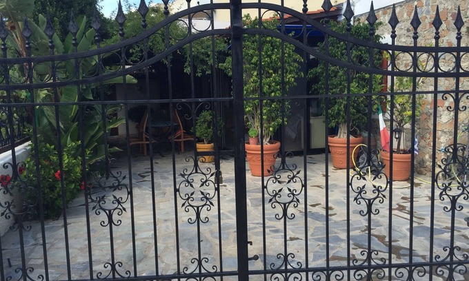 Antimachia Casa | Casa de vacaciones Kos con patio, pérgola y jardín