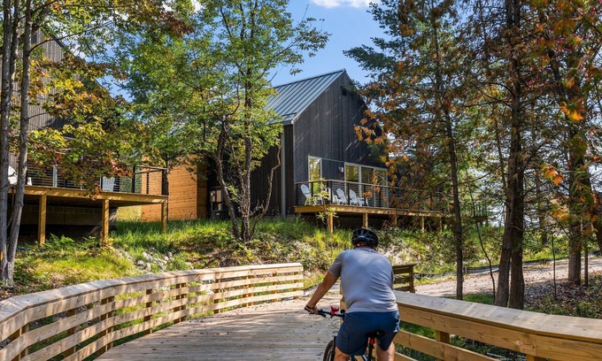 Acme Cabina | KOTI 12 (Three Bedroom) Traverse City's Scandinavian Cabins, vacation home on TART & mins to Travers