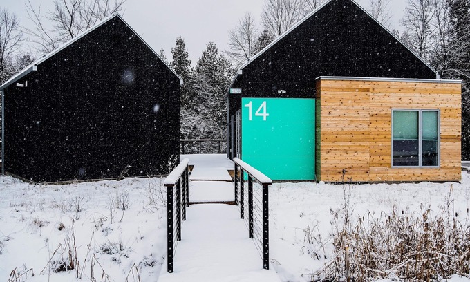 Acme Cabina | KOTI 14 (Three Bedroom) Traverse City's Scandinavian Cabins, vacation home on TART & mins to Travers