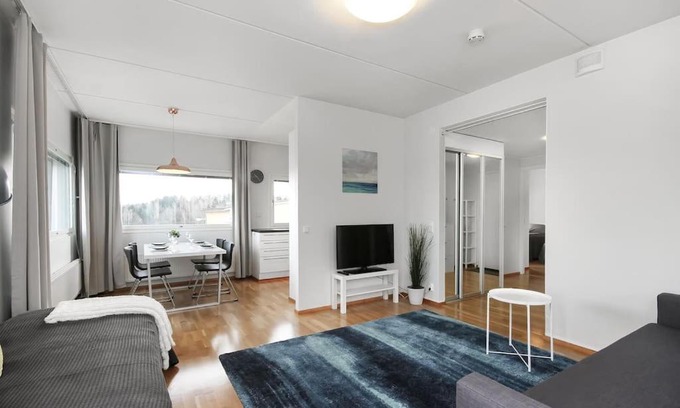Espoo Centre Apartamento | Kotimaailma - Iso ja valoisa kaksio, Espoon Keskustassa
