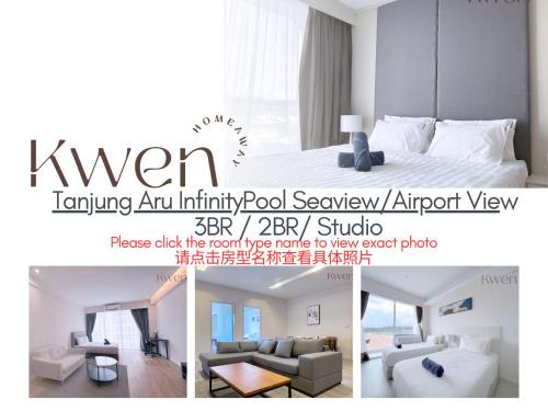 Tanjung Aru Apartamento | KWEN Suites-Tanjung Aru InfinityPool Seaview/Airport View