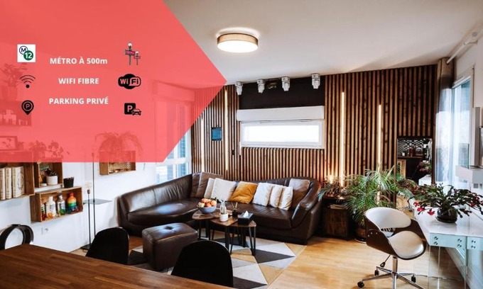 Aubervilliers Apartamento | L'Échappée Parisienne - Canal St-Denis