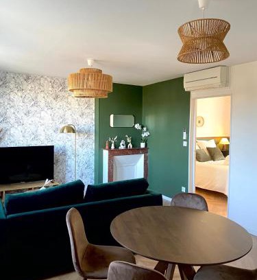 Perigueux Apartamento | L'écrin vert - Wifi - Netflix - Climatisation - Parking Gratuit
