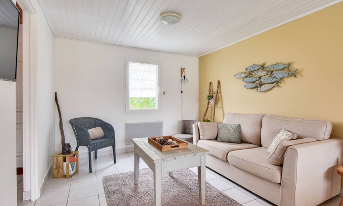 L'Epine Chalet De Esquí | Vista al jardín - 3 habitaciones - 900m de la playa