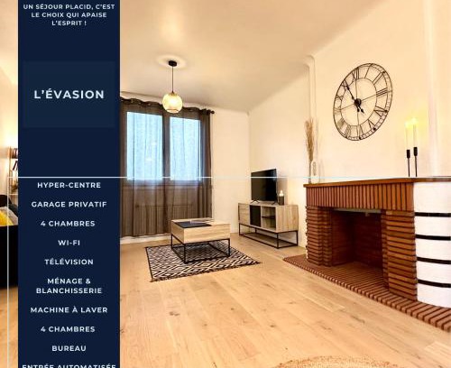 Mont-de-Marsan Apartamento | L'Évasion - Centre-Ville & Garage Privé