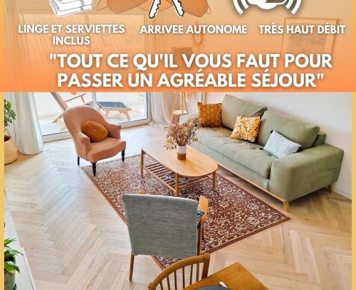 La Touche Apartamento | L'agave - Rennes Quartier Anatole France