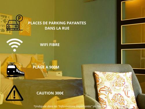 Le Marais Apartamento | L'Alcôve de l'Olivier - Studio cosy proche gare