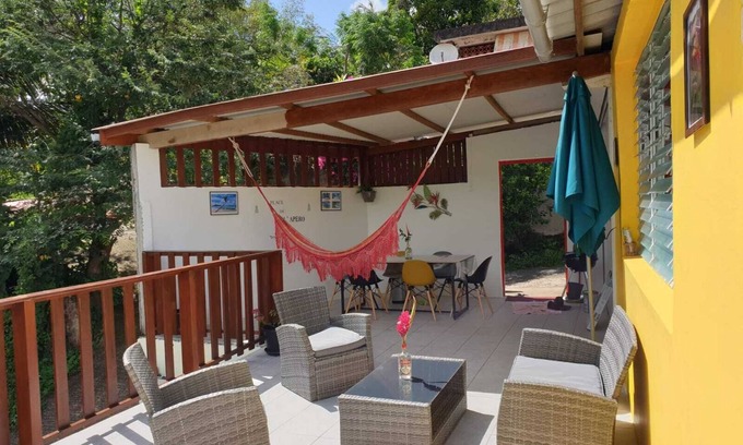 Le Robert Casa | L'ALPINIA, house with garden, peaceful and quiet... beach, airport 15mn away