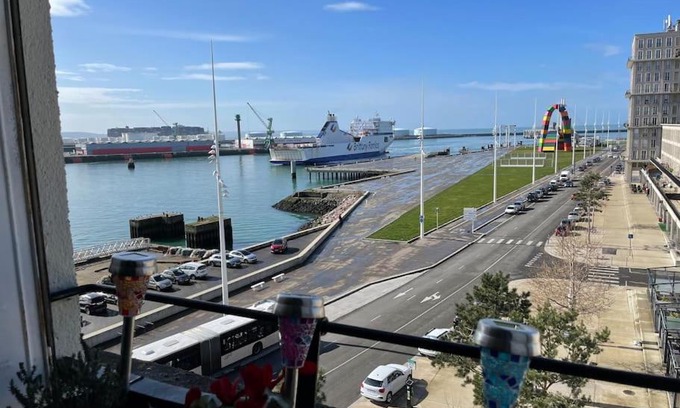 Downtown Le Havre Apartamento | "L'amarrage" 2 chambres Perret Pleine Vue Mer