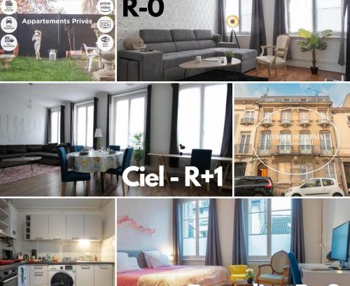 Verdun Apartamento | L'Amour de la Paix - Centre-Ville - Jardin - Proche gare - TV65"PrimeVideo - Ambiance très chaleureuse - Parking gratuit sous-vidéo surveillance proche - Géré par Presta-Zen'Services