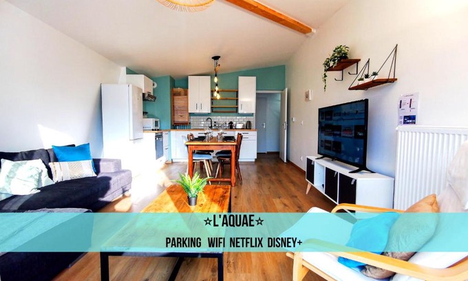 Aix-les-Bains Apartamento | L'AQUAE - Parking - Wifi - Netflix
