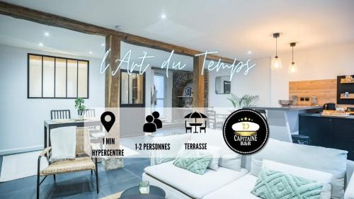 Troyes Apartamento | L'Art du Temps - Terrasse -1 min Hypercentre