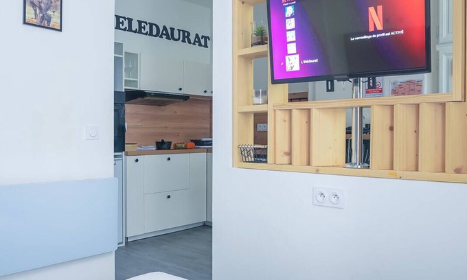 Riom Apartamento | L'eledaurat - Studio Tendance Netflix/prime Vidéo