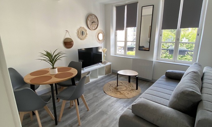 Saint-Quentin Apartamento | L'Emile Zola : Duplex Apartment Hyper Centre