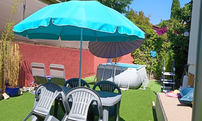 Kennedy Casa | "L'ensoleiado "under the sun of southern france. free parking