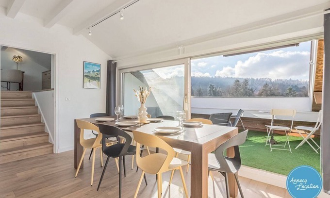 Bluffy Apartamento | L’Escapade du Col – Cozy 2-Bedroom Apartment with Shared Pool