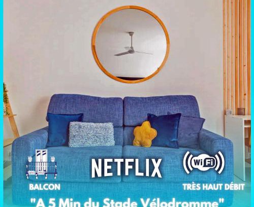 Baille Apartamento | L'Escapade-Wifi-Netflix-Balcon-La Timone-Vélodrome