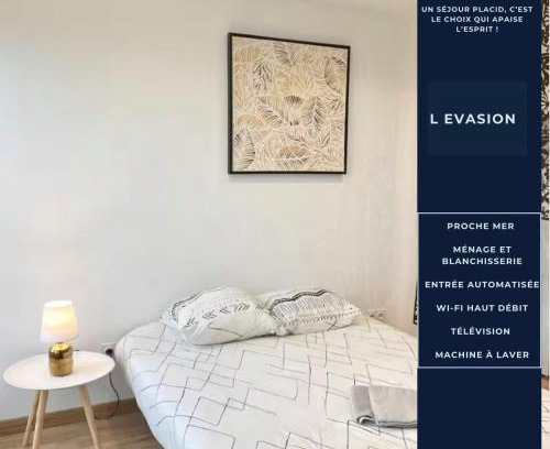 Port Apartamento | L Evasion - Appartement Plage - TV HD - WIFI FIBRE
