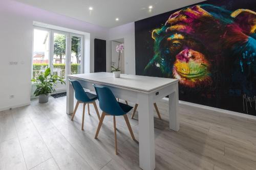Vesoul Apartamento | L'Évolution with AIR CONDITIONING 1 suite and private garden