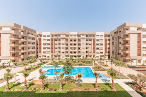 Nouaceur Apartamento | L'Horizon - 1 BR - Pool & Terrace
