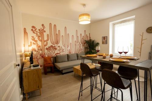 Montoir-de-Bretagne Apartamento | L'Oasis - T2 Ambiance cactus et confort moderne
