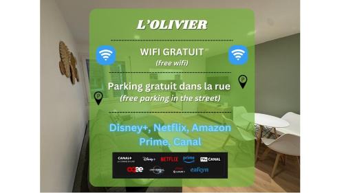 Abbeville Apartamento | L'Olivier RDC
