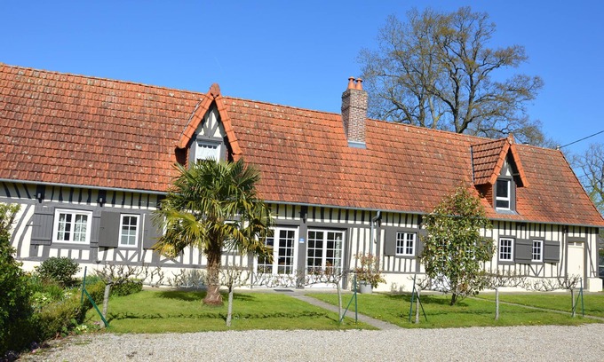 Ouville-la-Riviere Cabaña | L'Orée des prés - Family gîte **** - 8/9 people - 4 stars