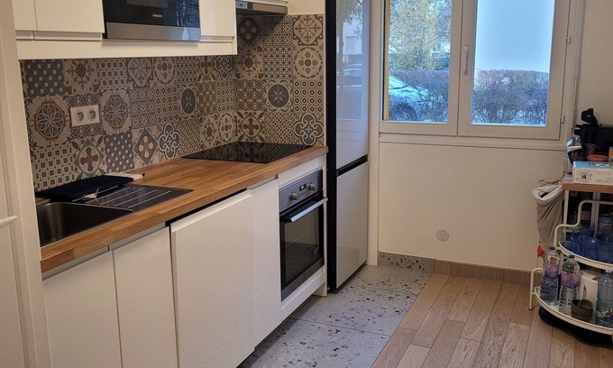 Koenigshoffen Est Apartamento | L'Univers au blanc, beautiful 65m² apartment near the town center