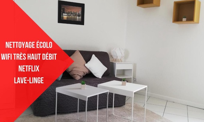 Longjumeau Apartamento | L6 - Green and premium flat close Paris - WIFI & NETFLIX