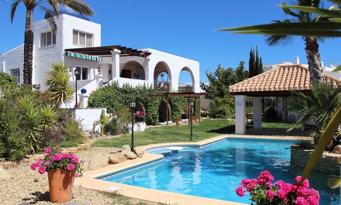 La Parata Villa | La Arruzafa, Casona en Mojacar Playa con piscina privada y vistas al mar