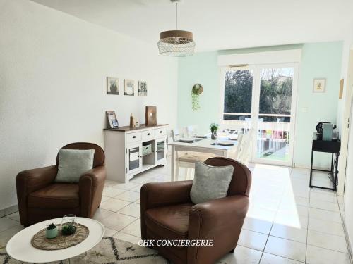 Pouzauges Apartamento | La Balière T3 rénové terrasse 20min du Puy duFou