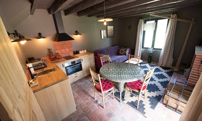Saint-Laurent-Nouan Apartamento | Apartamento-Habitación con desagüe-Premium-Vista al Jardín-Verbena
