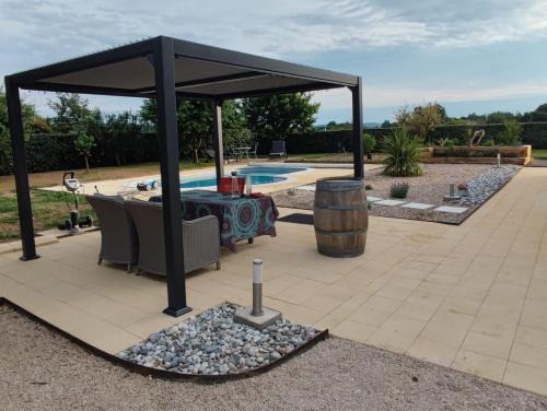 Cours-de-Pile Casa | La Bastide avec piscine privée, pétanque et climatisation