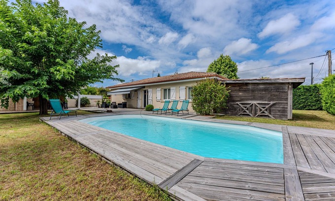 Cazaux Casa | La Bohème du Lac - Maison climatisée avec piscine