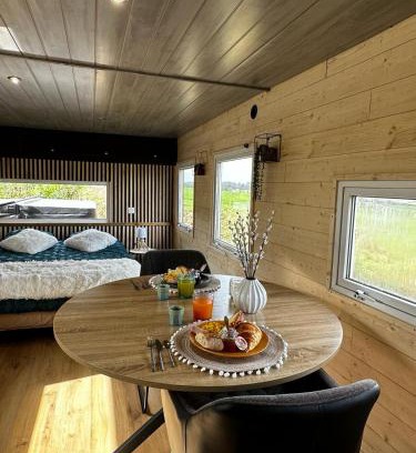 Bannalec Chalet De Esquí | La Cabane D'Emma Spa&Sauna privé