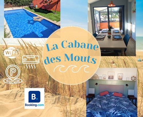 Les Cabanes de Fleury Casa | La Cabane des Mouts- Piscine -Clim