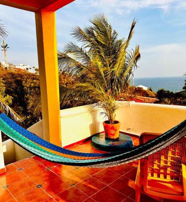 Puerto Ángel Apartamento | La Casa de Colores Ocean View
