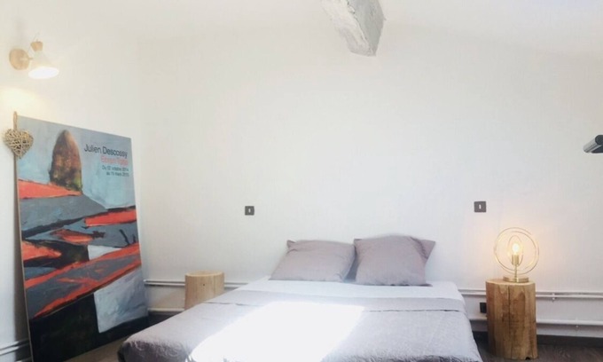 Villeneuve-de-la-Raho Casa | La Casita between sea and mountains, ideally located 2 minutes' walk from the lake