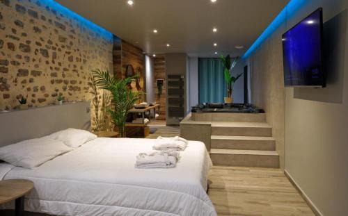 Besancon Cama Y Desayuno | LA DOLCEVITA SPA Suite privative