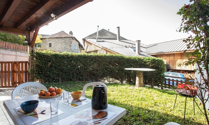Saint-Andre-d'Embrun Apartamento | La Durance - 1 chambre, Terrasse et Jardin