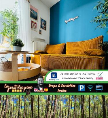 Labenne Apartamento | La Forêt des Pins - Free Check-In - Wifi - Parking Privé - Netflix - Draps & Serviettes inclus