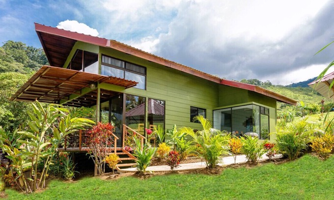 Peñas Blancas Cabina | La Fortuna Rainforest Glass Cabin With Amazing Views