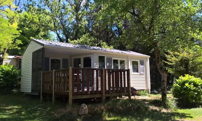 La Cassagne Casa | La Grande Prade Campsite*** - Mobil home Confort Acacias 3 rooms 4 people Air-conditioned with TV