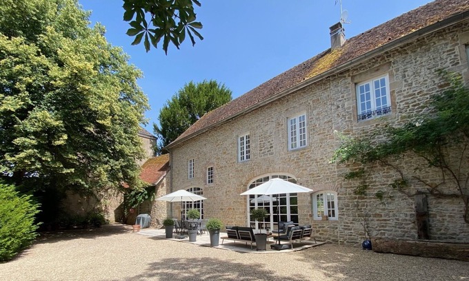 Saint-Leger-sur-Dheune Casa | La Grange d'Eugénie - Chez Marcelle and Eugénie