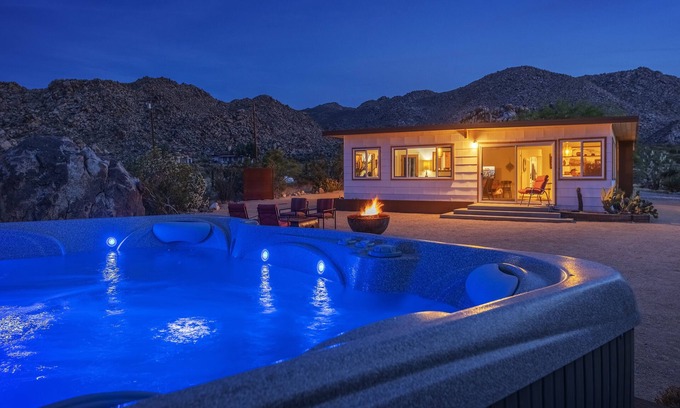 Panorama Heights Casa | La Luna Azul - Privacy In The Boulders W/ Hot Tub & Fire Pit 2 Bedroom Home by RedAwning